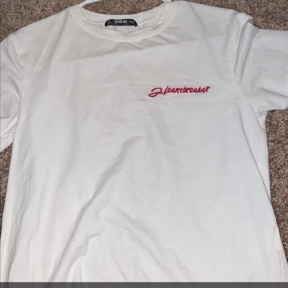 Embroidered basic tee
